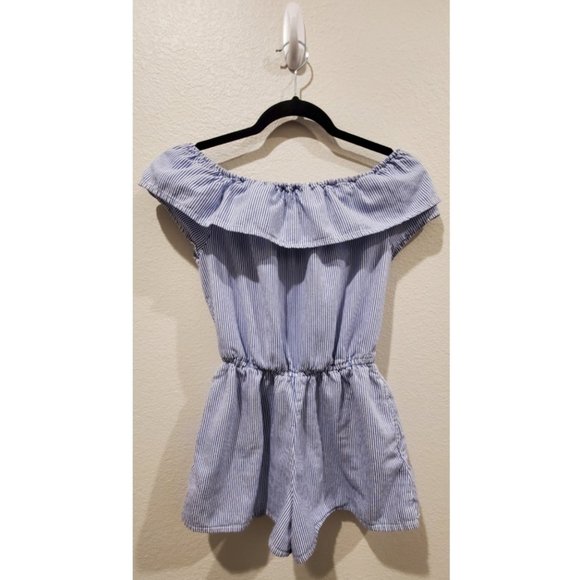 ABERCROMBIE & KIDS Stripe Pattern Girl Romper - Picture 1 of 2